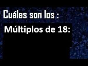 los-multiplos-y-divisores-del-numero-18