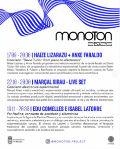 Marçal Xirau: concierto de música electrónica experimental en vivo