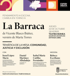 Pensamiento a escena: charla sobre 'La barraca'