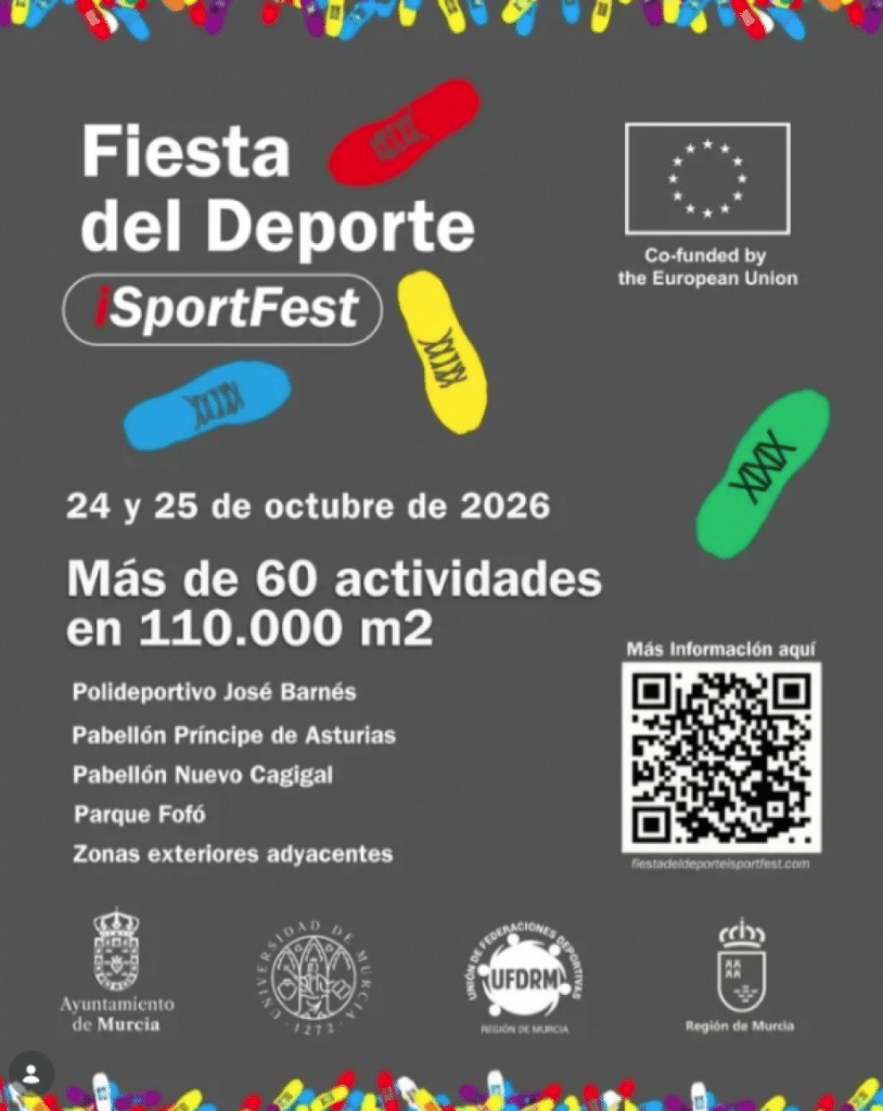 Fiesta del Deporte en Murcia: 24 y 25 de octubre