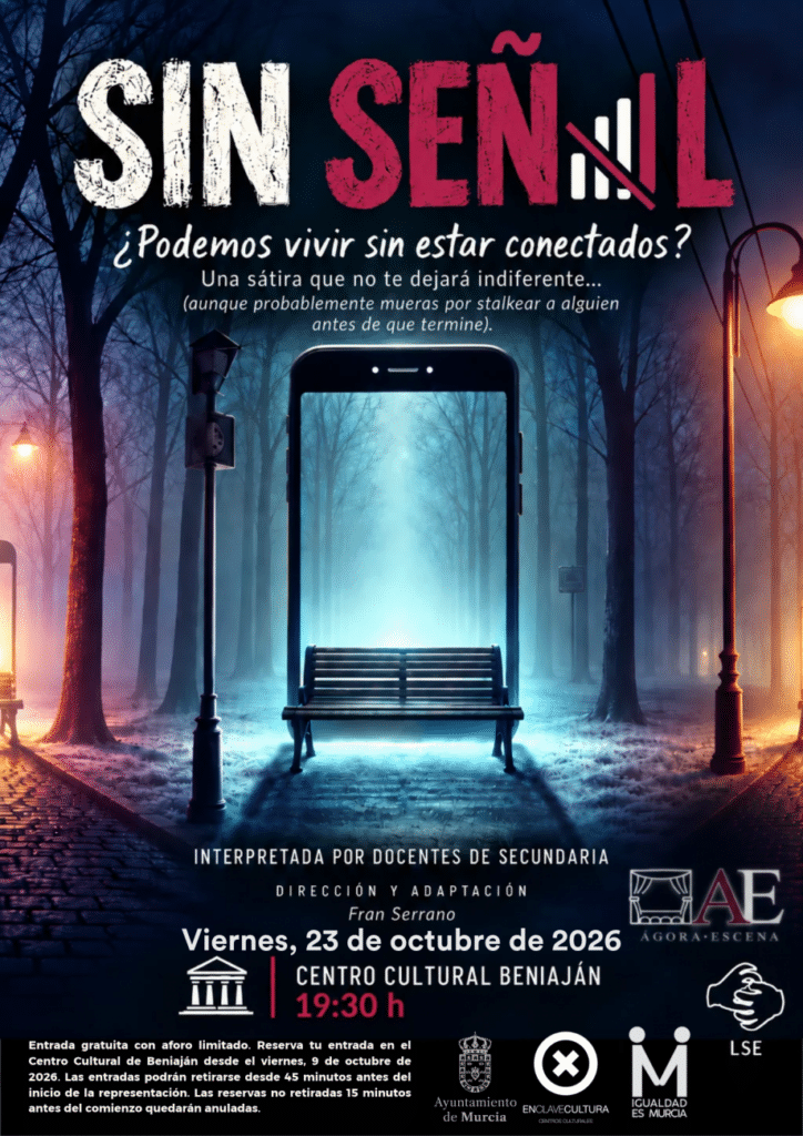 Sin señal: obra de teatro en el Centro Cultural de Beniaján
